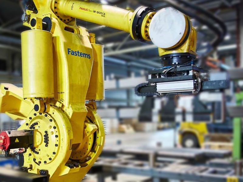 robot at production site