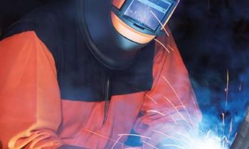 Ovako Employee at production site